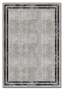 Covor, 160x230 cm, forma dreptunghiulara, poliester, bej/negru, ASR CR