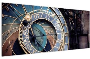 Tablou - Orloj, Praga (120x50 cm)