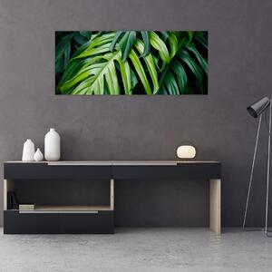 Tablou - Frunze tropicale (120x50 cm)