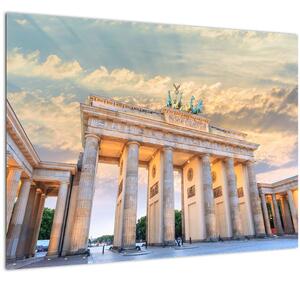 Tablou pe sticlă - Poarta Brandenburg, Berlin, Germania (70x50 cm)