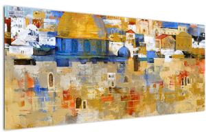 Tablou - Zidul plângerii, Ierusalim, Israel (120x50 cm)
