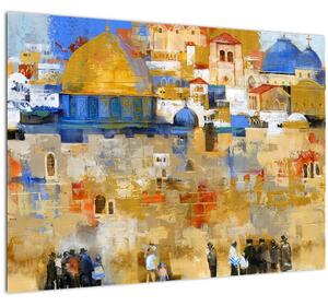 Tablou - Zidul plângerii, Ierusalim, Israel (70x50 cm)