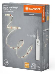 Ledvance - Bandă LED FLEX 2 m cu senzor de mișcare, 3,6 W, alimentare 4x AA