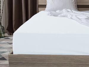 Cearsaf Jersey albastru glaciar 90 x 200 cm
