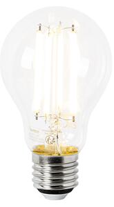 Set de 5 becuri LED E27 A60 transparente 4,9W 1055lm 2700K