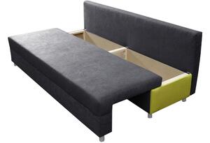 Canapea trei locuri Emerita (gri 81 + portocaliu x104). Promo -6%. 793082