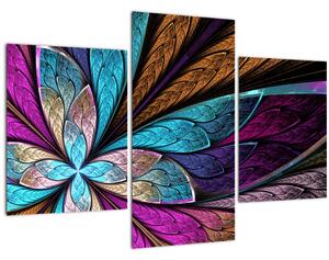 Tablou - Floare, abstracție (90x60 cm)