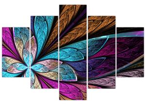 Tablou - Floare, abstracție (150x105 cm)
