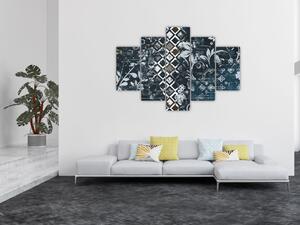Tablou - Decorațiuni flori (150x105 cm)