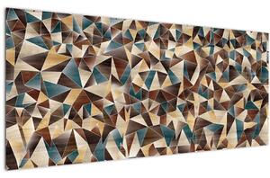 Tablou - Triunghiuri (120x50 cm)