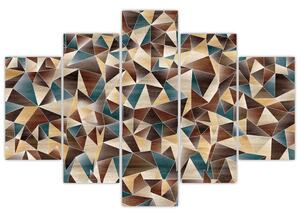 Tablou - Triunghiuri (150x105 cm)