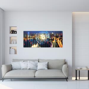 Tablou - Orașul investițiilor (120x50 cm)