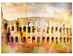 Tablou - Pictură digitală, Colosseum, Roma, Italia (70x50 cm)