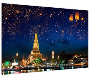 Tablou - Lampioane norocului, Bangkok (90x60 cm)