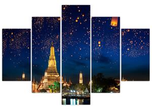Tablou - Lampioane norocului, Bangkok (150x105 cm)