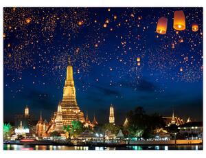 Tablou - Lampioane norocului, Bangkok (70x50 cm)