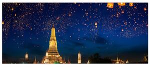 Tablou - Lampioane norocului, Bangkok (120x50 cm)