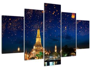Tablou - Lampioane norocului, Bangkok (150x105 cm)