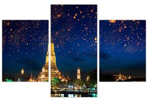 Tablou - Lampioane norocului, Bangkok (90x60 cm)