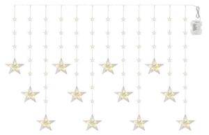 Șir LED pentru exterior 120xLED 3xAA 1,7 m IP44 alb cald