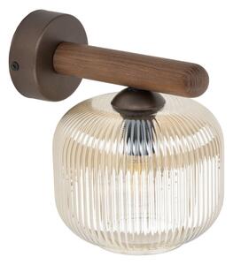Lampă de perete SALVIA 1xE14/10W/230V maro/maro fumuriu