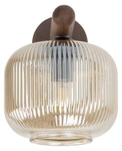 Lampă de perete SALVIA 1xE14/10W/230V maro/maro fumuriu