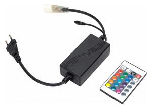 Aigostar - Cablu de alimentare pentru bandă LED RGB 600W/230V cu telecomandă