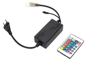 Aigostar - Cablu de alimentare pentru bandă LED RGB 1000W/230V cu telecomandă