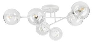 Lustră aplicată MALENA 6xE14/5W/230V alb/transparent