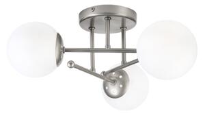 Lustră aplicată MALENA 3xE14/5W/230V crom mat/alb