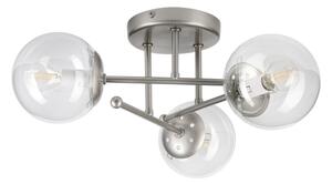 Lustră aplicată MALENA 3xE14/5W/230V crom mat/sticlă clară