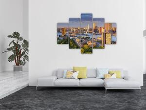 Tablou - Panorama Rotterdamului, Țările de Jos (150x105 cm)
