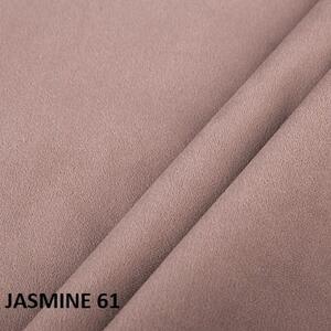 Coltar extensibil FABIO, sezlong stanga, stofa catifelata roz - Jasmin