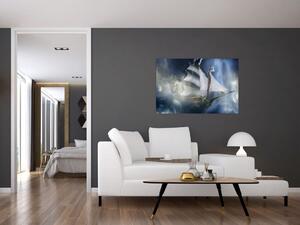Tablou - Corabia fantomelor (90x60 cm)