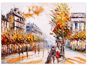 Tablou - Strada din Paris (70x50 cm)