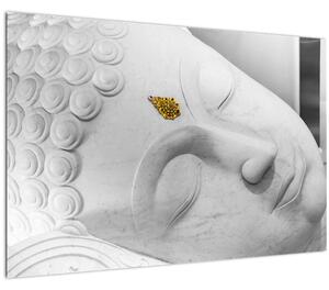 Tablou - Buddha alb (90x60 cm)