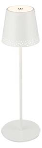Brilo - Lampă de birou LED reîncărcabilă cu control tactil KIKI LED/2,6W/5V IP44 2600 mAh albă