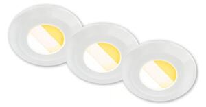Briloner 7588036 - Plafonieră pentru baie KLIRA, set 3x LED, 3xLED/4,9W/230V, IP44, alb