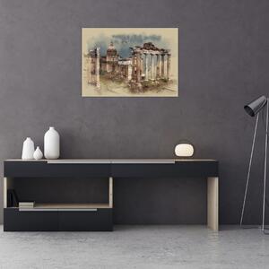 Tablou - Forumul Roman, Roma, Italia (70x50 cm)