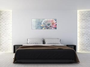 Tablou - Floare de iarnă (120x50 cm)