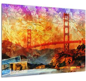 Tablou - Golden Gate, SanFrancisco, California (70x50 cm)