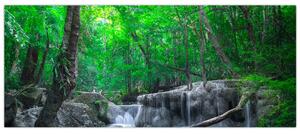 Tablou - Cascada Erawan, Kanchanaburi, Thailanda (120x50 cm)