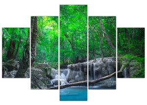 Tablou - Cascada Erawan, Kanchanaburi, Thailanda (150x105 cm)