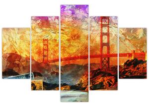 Tablou - Golden Gate, SanFrancisco, California (150x105 cm)