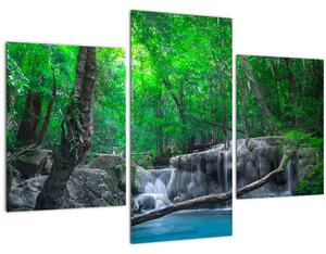 Tablou - Cascada Erawan, Kanchanaburi, Thailanda (90x60 cm)