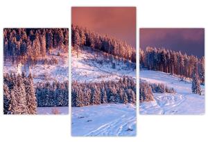 Tablou - Peisaj de iarnă (90x60 cm)