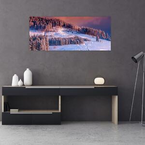 Tablou - Peisaj de iarnă (120x50 cm)