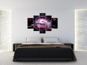 Tablou - Abstracție, viermi spațiali (150x105 cm)