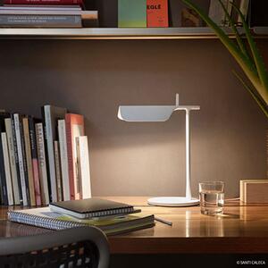 FLOS Tab lampă de masă LED, alb, Alb, Camera de zi / sufragerie, Metal, Design