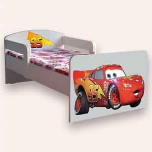 Pat copii Fulger Mcqueen cu manere Mic 2-8 ani Cu manere Cu saltea